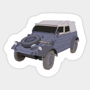 WWII German Military Vehicle Sticker